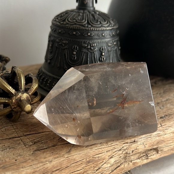 smoky quartz rutile w/ golden healer inclusions - Picture 16 of 16